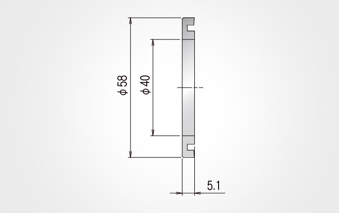 58φ×φ40×5.1