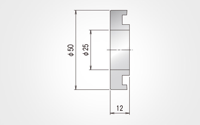 50φ×φ25×12（15）