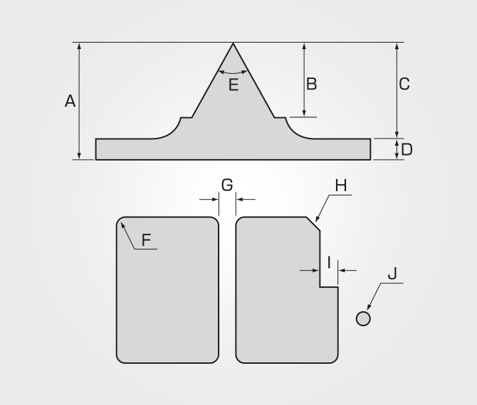Standard specification of Flexible Pinnacle Die